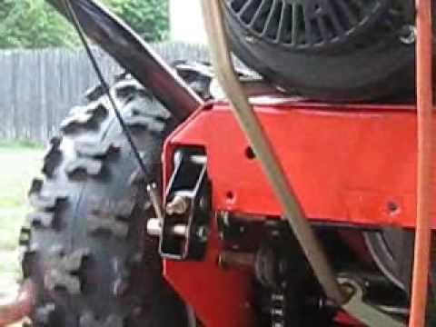 Ariens 1028 Snow Blower friction plate adjustment 9 28 09