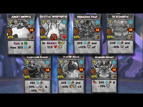 Wizard101: ❄️ALL ICE LORE SPELL CHANGES