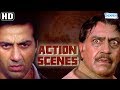 Action Scenes from Salaakhen (1998)(HD) Sunny Deol - Amrisah Puri - Anupam Kher - Hit Hindi Movie