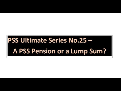 Ultimative PSS-Frage Nr. 25 – Rente oder Einmalzahlung?