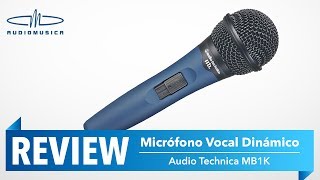Video thumbnail for REVIEW / Micrófono vocal dinámico Audio Technica MB1K by Audiomusica