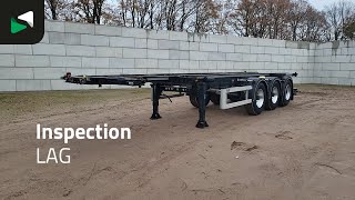 العربات نصف المقطورة شاحنة نقل الحاويات LAG O-3-CC 20ft 30ft T&Uuml;V 09/26 ADR | صورة 4 - Autoline