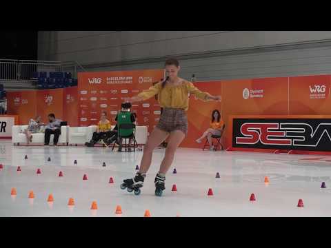 2019 WRG Inline Freestyle Classic Slalom SRW Final 9th Place Czapla Justyna (POL)