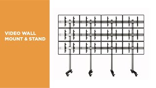 Modular Video Wall Stands & Carts | LVS02 Series | 