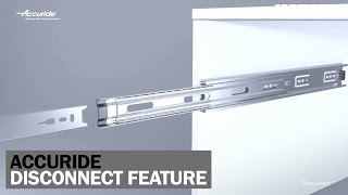 How to Use the Disconnect Feature on an Accuride the Drawer Slide