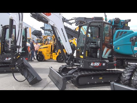 Bobcat E55z Mini Excavator (2024) Exterior and Interior