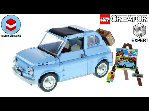 Vidéo LEGO Creator 77942 : Fiat 500 Bleu 