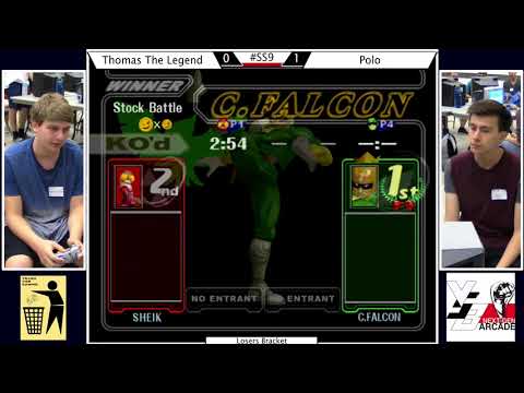 Shinespiked 9 | Melee Singles | Losers Bracket | Thomas The Legend vs Polo