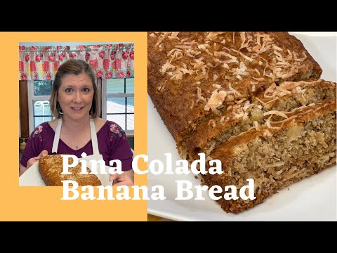 Pina Colada Banana Bread