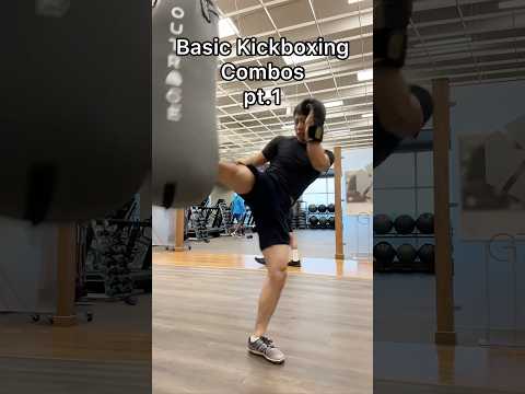 Basic Kickboxing Combos pt.1 - #Kickboxing #taekwondo #karate #mma #training