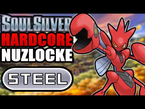 Pokémon SoulSilver Hardcore Nuzlocke - STEEL Type Pokémon Only! (No items, No overleveling)