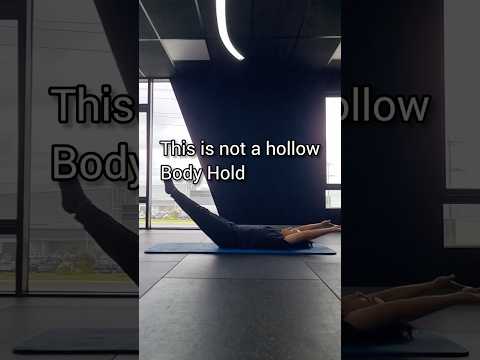 The correct way of doing a Hollow Body Hold ✅ #calisthenics  #shorts