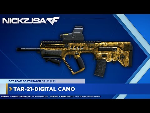 TAR-21-Digital Camo (Gold) | CROSSFIRE China 2.0