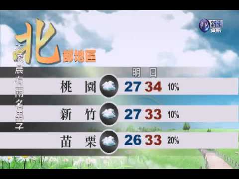 2014.06.01華視晚間氣象 邱薇而主播