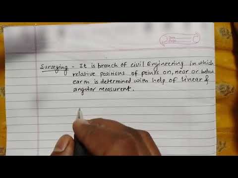 Surveying Definition, principles, and objectives