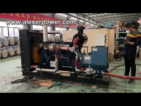 Weichai 150kw industrial natural gas biogas LPG methane cng lng wood gas biomass generator test