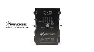 Video thumbnail for Mackie MTEST-1 Cable Tester | Gear4music by Gear4music Guitars