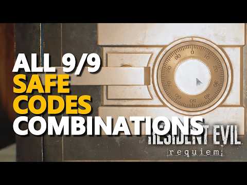 All Safe Codes Combinations Resident Evil Requiem 9