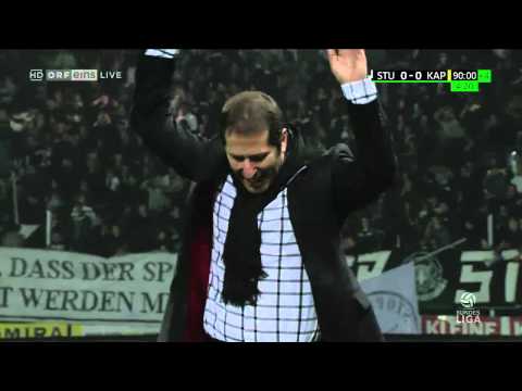14. Bundesliga Runde 2011/12 || Sturm Graz - Kapfenberg 1:0 || Schlussminuten || ORF [HD]