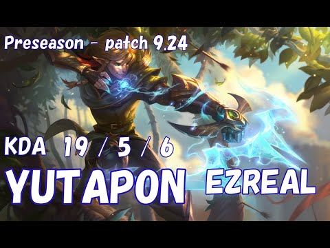 DFM YUTAPON エズリアル(Ezreal) VS ルシアン(Lucian) BOT - Patch9.24 JP Ranked【LOL】