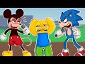 RAP BATTLING as MICKEY and SONIC on ROBLOX VOICE CHAT DEFAULT Thumbnail