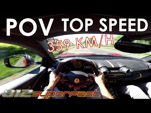 POV | FERRARI 812 SUPERFAST | TOP SPEED - 359 km/h 😱😱
