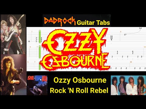 Rock and Roll Rebel - Ozzy Osbourne - Guitar + Bass TABS Lesson