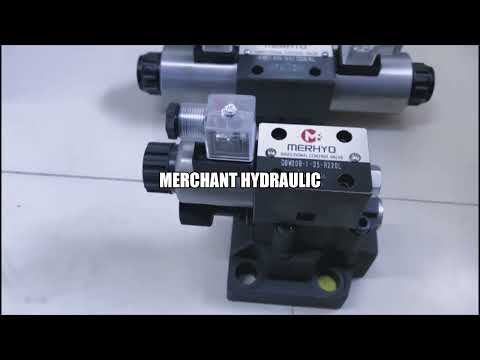 High pressure hydraulic solenoid operated valve