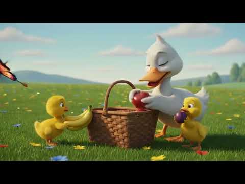 Little Ducks like Cookies Apples and Bananas 