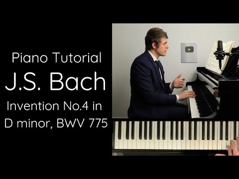 J.S. Bach Two-Part Invention No.4 in D minor, BWV 775 Tutorial