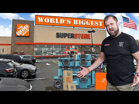 I Visited the World's BIGGEST Home Depot to Buy THE BEST American Tools!