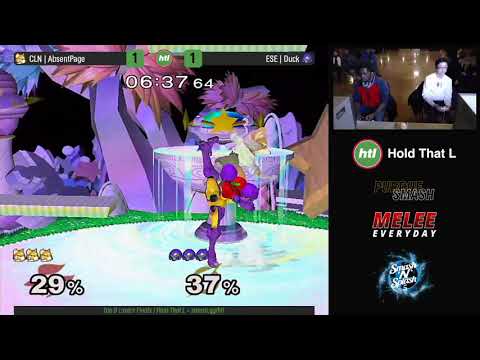 Hold That L - CLN | AbsentPage (Fox) vs ESE | Duck (Samus) - Top 8 Losers Finals