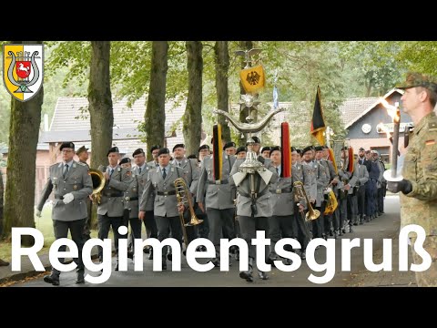 Einmarsch Ehrenformation Fachschule der Luftwaffe - Regimentsgruß Heeresmusikkorps Hannover