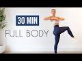 30 MIN FULL BODY WORKOUT - Small Space/Apartment Friendly (No Jumping, No Equipment)