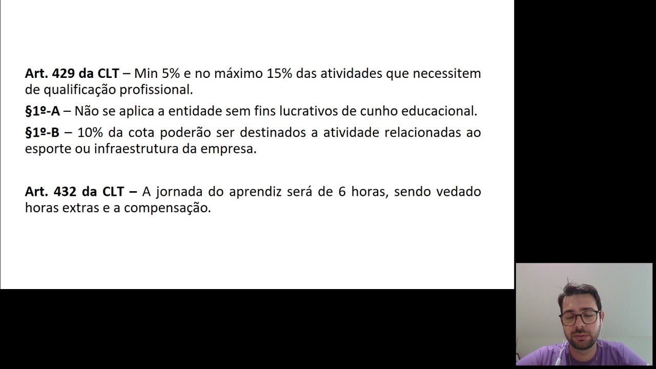 Direito do Trabalho   Aprendiz