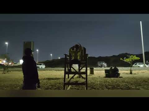 Night time view at flamingo beach bin Majid ||Mommy&Eily