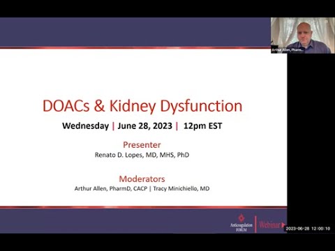 DOACs and Kidney Dysfunction