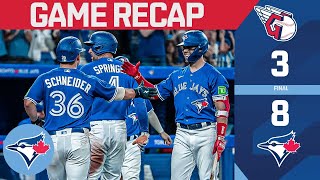 Davis Schneider's three-hit day lifts Blue Jays to victory!