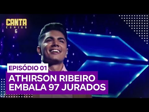 Athirson Ribeiro conquista 97 jurados com apresentação de música do Roupa Nova