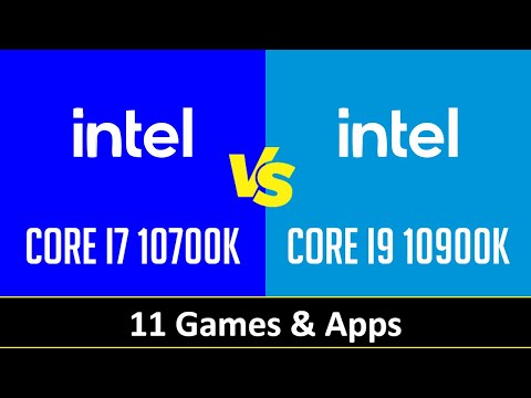 CORE I7 10700K vs CORE I9 10900K - Apps & Gaming (RTX 3090)