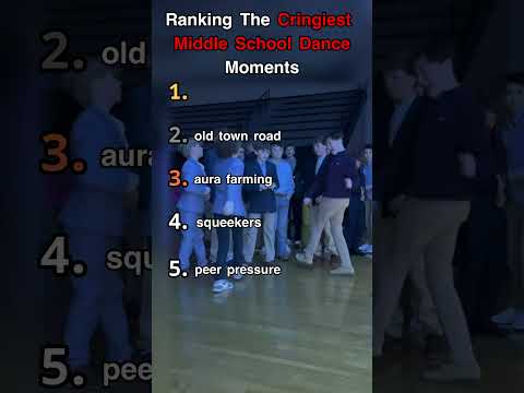 Ranking The Cringiest Middle School Dance Moments😬