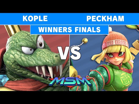 MSM Online 21 - Peckham (Minmin) Vs. Kople (K.Rool) Winners Finals - Smash Ultimate