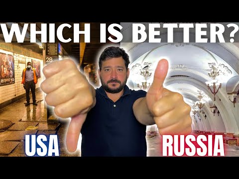 Moscow Metro Compared To Los Angeles! American Veteran Reacts