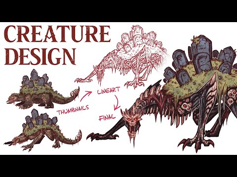 Designing Halloween Monsters!