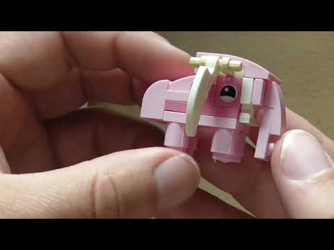 Ein pinker Elefant für die Parade - Tedi/MY Bricks Elefant