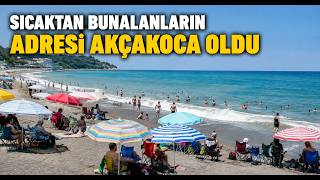  Sıcaktan Bunalanların Adresi Akçakoca Oldu