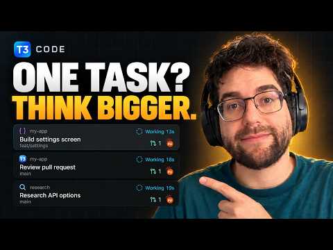 Scaling up agentic work with T3 Code thumbnail