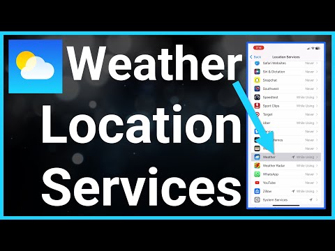 How To Turn On Location Services For Weather