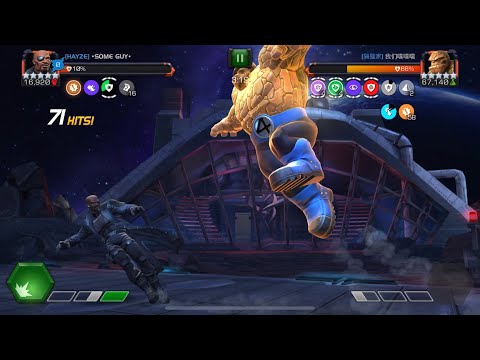 [WAR11-T3: S20] Nick Fury vs. Thing Boss (Stubborn) | Marvel Contest of Champions