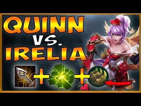 #1 Quinn NA Vs Irelia | High Elo Stomping to Snowball Lead
